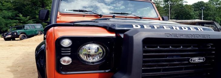 Land Rover Defender on Roads with Hydrogen Powered Cells