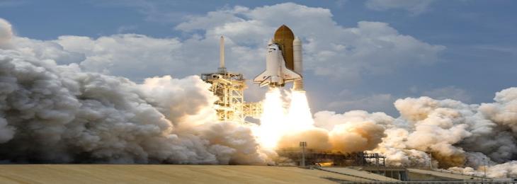 The Space Launch System from NASA is prepared for takeoff